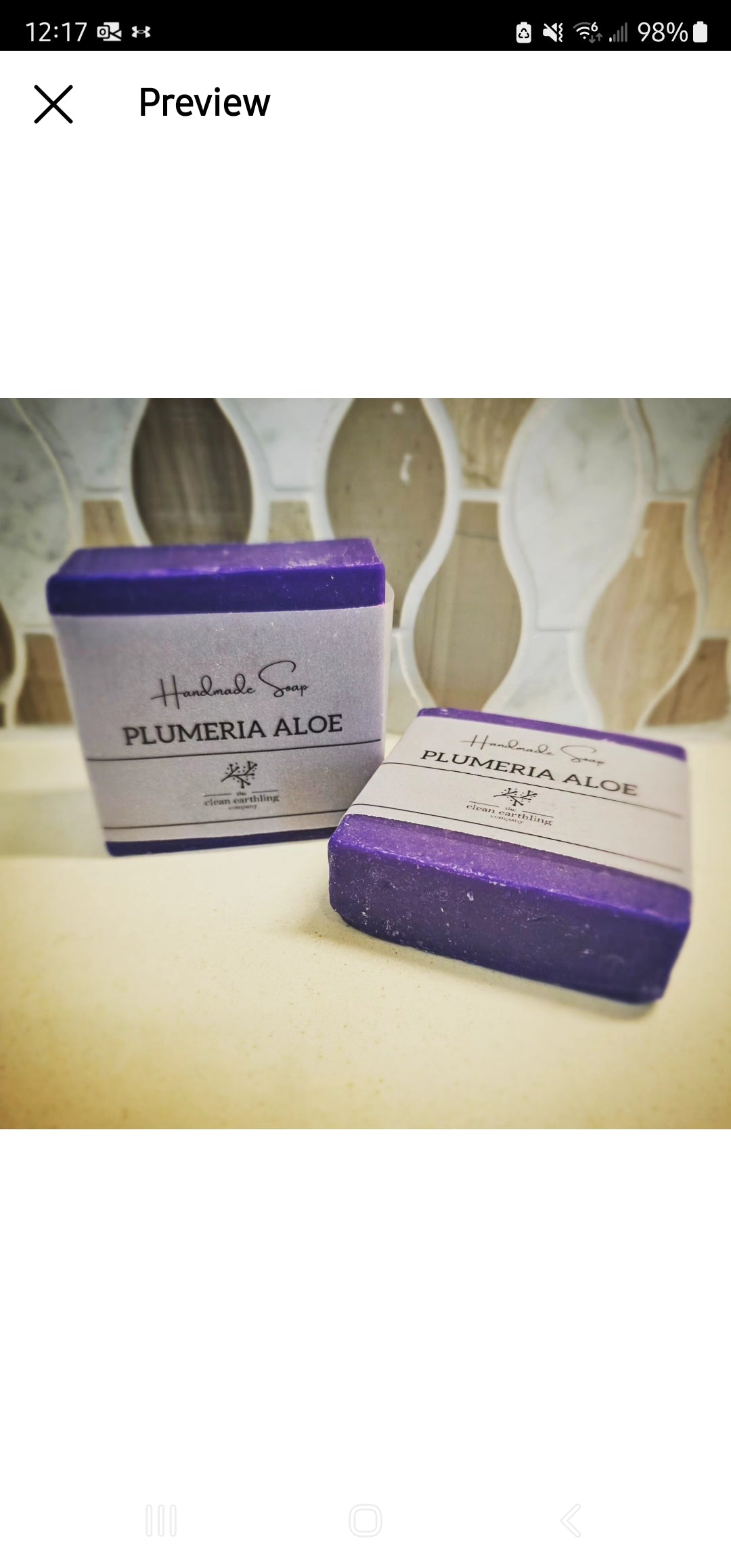 Plumeria Aloe Soap